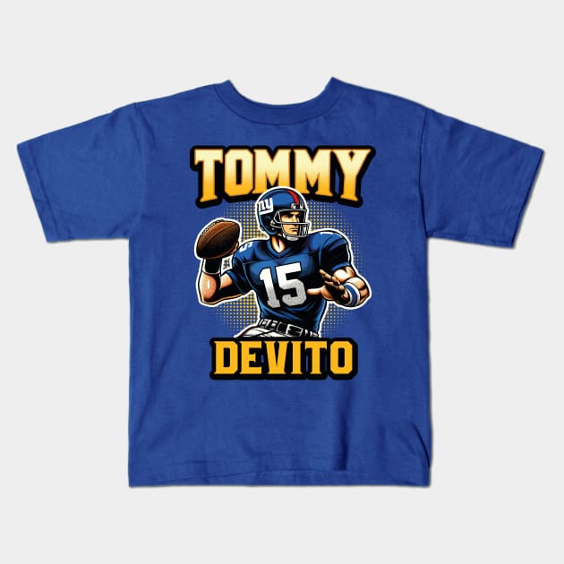 Tommy Devito (American football) Kids T-Shirt by Franstyas